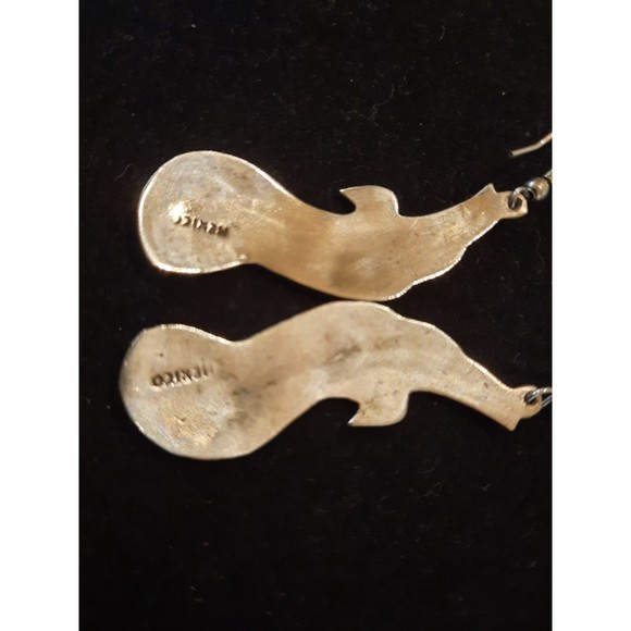 Soaring Birds ALIA Stone Inlay Earrings Mexico - Picture 5 of 6